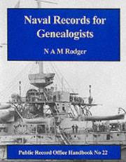 Cover of: Naval records for geneologists