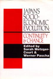 Cover of: Japan's socio-economic evolution: continuity and change