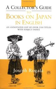 Cover of: A Collector's Guide to Books on Japan in English by Jozef Rogala