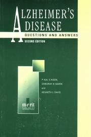 Cover of: Alzheimer's Disease: Questions and Answers (2nd Ed) (Questions & Answers)