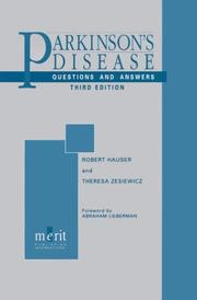 Cover of: Parkinson's Disease - Questions and Answers, Third Edition (Questions & Answers) by Robert A. Hauser, Teresa A. Zesiewicz, Theresa A. Zesiewicz