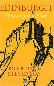 Cover of: Edinburgh by Robert D. Louisell, Robert Louis Stevenson