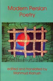 Cover of: Modern Persian poetry