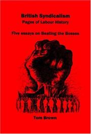 British syndicalism by Tom Brown