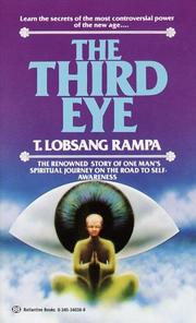 The third eye by T. Lobsang Rampa