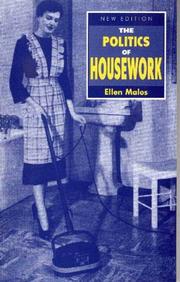 Cover of: The Politics of Housework