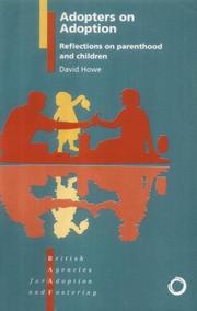 Cover of: Adopters on Adoption by Howe, David
