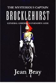 Cover of: The Mysterious Captain Brocklehurst by Jean Bray