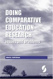 Doing comparative education research by Keith Watson