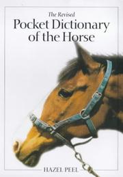 Cover of: Pocket Dictionary of the Horse by Hazel M. Peel