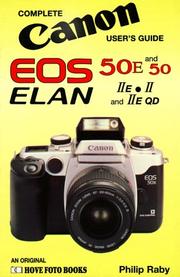 Cover of: Canon EOS 50/E - Elan II/E: Complete Canon User's Guide (Hove Guide)