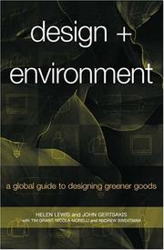 Design + environment by Helen Lewis, John Gertsakis, Tim Grant, Nicola Morelli, Andrew Sweatman