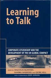 Cover of: Learning to Talk by 