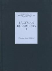 Cover of: Bactrian Documents I (Studies in the Khalili Collection)