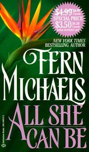 Cover of: All She Can Be