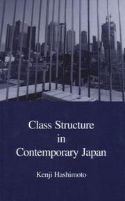 Cover of: Class structure in contemporary Japan