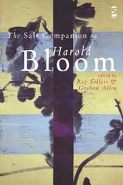 Cover of: The Salt Companion to Harold Bloom (Salt Companions to Poetry S.) by 
