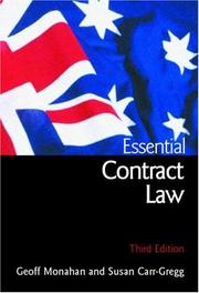 Cover of: Essential Contract Law 3/e