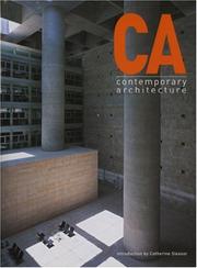 Cover of: Contemporary Architecture, Vol. 1 (CA1) by Robyn Beaver