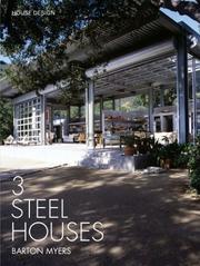 Cover of: 3 Steel Houses: Barton Myers Associates----House Design Series II (House Design)