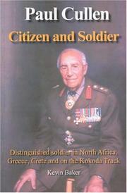 Cover of: Paul Cullen, citizen and soldier by K. J. Baker