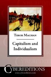 Cover of: Capitalism and individualism: reframing the argument for the free society