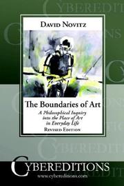 The Boundaries of Art by David Novitz