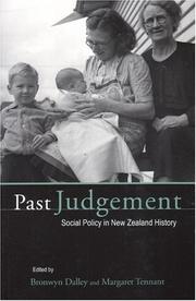 Cover of: Past Judgement: Social Policy in New Zealand History