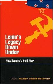 Cover of: Lenin's legacy down under by Alexander Trapeznik, Aaron Fox