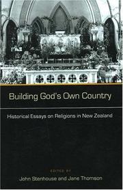 Cover of: Building God's Own Country: Historical Essays On Religion In New Zealand