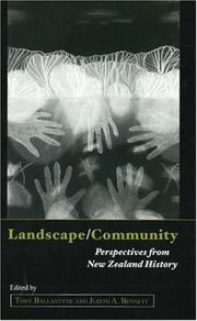 Cover of: Landscape/community by edited by Tony Ballantyne and Judith A. Bennett.