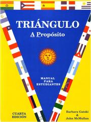 Cover of: Triangulo: A Proposito