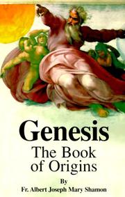 Cover of: Genesis: the book of origins