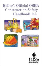 Cover of: Keller's official OSHA construction safety handbook.