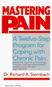 Cover of: Mastering Pain by Richard A. Md Sternbach