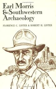 Cover of: Earl Morris & southwestern archaeology