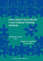 Cover of: Intercultural sourcebook by Sandra M. Fowler, editor ; Monica G. Mumford, associate editor.