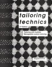 Cover of: Tailoring technics | Margaret Komives