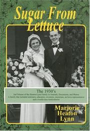Cover of: Sugar from lettuce | Marjorie Heaton Lynn
