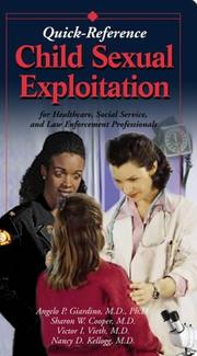 Cover of: Child Sexual Exploitation Quick Reference: For Health Care, Social Service, and Law Enforcement Professionals
