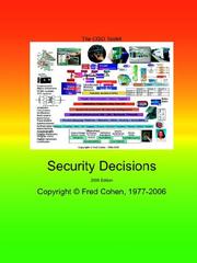 Cover of: The Ciso Toolkit - Security Decisions - 2006 by Fred Cohen