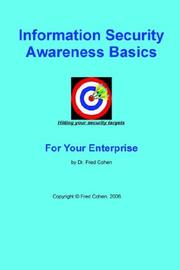 Cover of: Information Security Awareness Basics by Fred Cohen