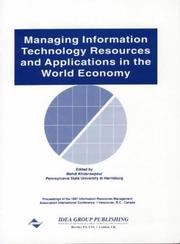 Cover of: Managing Information Technology Resources and Applications in the World Economy