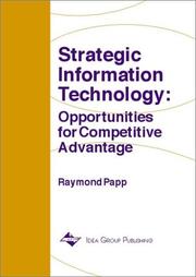 Cover of: Strategic Information Technology by Raymond Papp