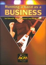 Cover of: Running a Band As a Business