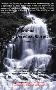 Cover of: Jeshua: The Personal Christ by Jesus Christ (Spirit), Alan Cohen, Jeshua B. Joseph, Judith Coates, Alan Cohen, Jeshua B. Joseph, Judith Coates