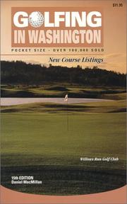 Cover of: Golfing in Washington 15th ED (Golfing in Washington)