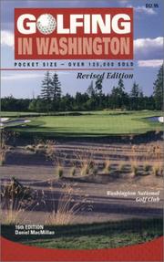 Cover of: Golfing in Washington 16th ED (Golfing in Washington)