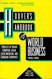 Cover of: Hoovers Handbook of World Business 1996 (Hoover's Global 250)