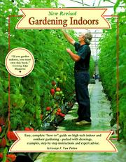 Cover of: Gardening Indoors, New Revised (Gardening Indoors) by George F. Van Patten